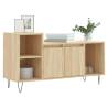 Stylish TV Cabinet Sonoma Oak - 100x35x55 cm Engineered Wood