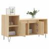 Stylish TV Cabinet Sonoma Oak - 100x35x55 cm Engineered Wood