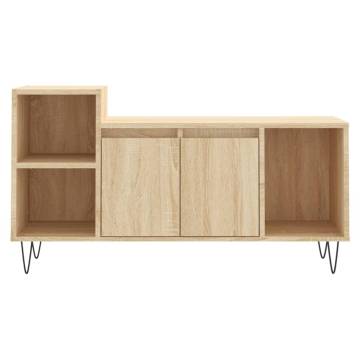 Stylish TV Cabinet Sonoma Oak - 100x35x55 cm Engineered Wood