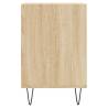 Stylish TV Cabinet Sonoma Oak - 100x35x55 cm Engineered Wood