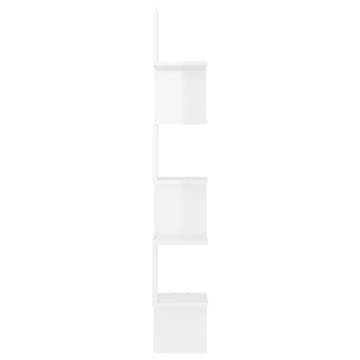 Stylish White Corner Shelf - 20x20x127.5 cm | HipoMarket