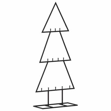 Stylish 60 cm Black Metal Christmas Tree for DIY Decoration