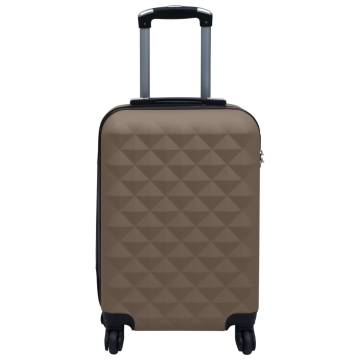 Brown ABS Hardcase Trolley Set - 2 pcs | Hipomarket UK