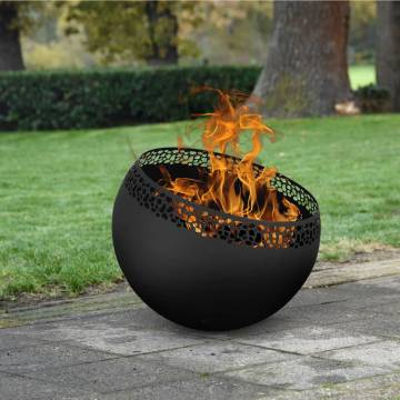 Esschert Design Fire Pit Ball - Speckles Black | Hipomarket