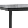 Garden Dining Table Black 160x80 cm - Stylish Outdoor Elegance