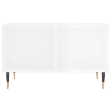 High Gloss White Coffee Table - Stylish & Durable Design