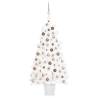 Artificial Pre-lit Christmas Tree with Ball Set White 90 cm Colour rose Size 90 x 50 cm Quantity in Package 1 Number of Branch Tips 