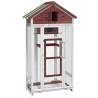 Bird House Mocha - Large Solid Pine Aviary for Your Birds