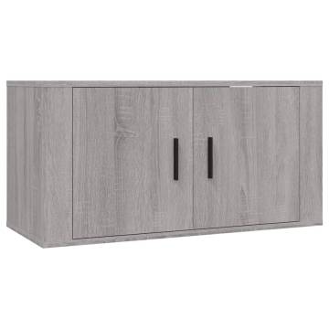 3 Piece Grey Sonoma TV Cabinet Set | Stylish & Practical