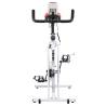 Compact Exercise Training Bike with Pulse Sensors - White & Red