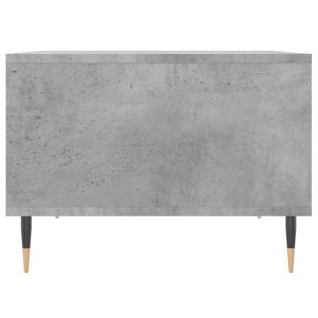 Elegant Concrete Grey Coffee Table - 60x50x36.5 cm