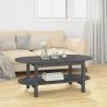 Coffee Table Grey 110x55x45 cm Solid Wood Pine Colour grey Size 110 x 55 x 45 cm Quantity in Package 1 