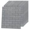 3D Wallpaper Bricks Self-Adhesive - 40 pcs Anthracite