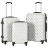 Hardcase Trolley Set 3 pcs Bright Silver ABS Colour silver Quantity in Package 3 Number of wheels 4 