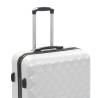 Hardcase Trolley Set 3 pcs Bright Silver ABS - Durable & Stylish