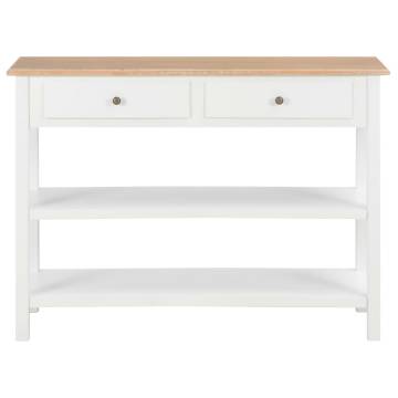 Elegant White MDF Sideboard - 110x35x80 cm | HipoMarket