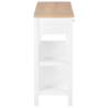 Elegant White MDF Sideboard - 110x35x80 cm | HipoMarket