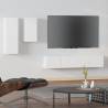 4 Piece White TV Cabinet Set | Stylish & Practical Design