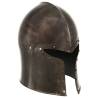 Medieval Knight Helmet Antique Replica LARP Silver Steel Model model 19 