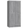 Wardrobe Grey Sonoma - Stylish Storage Solution | Hipo Market