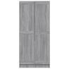 Wardrobe Grey Sonoma - Stylish Storage Solution | Hipo Market