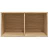 Vinyl Storage Box Sonoma Oak - Stylish & Practical Organizer