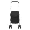 Folding Dog Stroller Black - Portable & Comfortable | Hipomarket