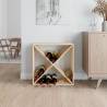 Solid Wood Pine Wine Cabinet - 62x25x62 cm | HipoMarket