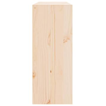 Solid Wood Pine Wine Cabinet - 62x25x62 cm | HipoMarket