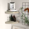 Floating Corner Shelves 2 pcs Oak 25x25x3.8 cm MDF Colour oak Size 25 x 25 x 3.8 cm Quantity in Package 2 Number of Pieces 1 