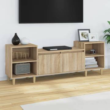 Stylish TV Cabinet Sonoma Oak | 160x35x55 cm - HipoMarket