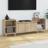 TV Cabinet Sonoma Oak 160x35x55 cm Engineered Wood Colour sonoma oak Quantity in Package 1 