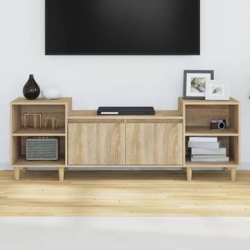 Stylish TV Cabinet Sonoma Oak | 160x35x55 cm - HipoMarket