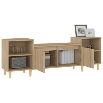 Stylish TV Cabinet Sonoma Oak | 160x35x55 cm - HipoMarket