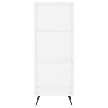 Stylish Highboard White 34.5x34x180 cm - Hipomarket