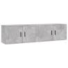 Wall-Mounted TV Cabinets - Concrete Grey - 80x34.5x40 cm