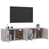 Wall-Mounted TV Cabinets - Concrete Grey - 80x34.5x40 cm