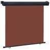 Balcony Side Awning 160x250 cm Brown Colour brown Size 165 x 250 cm Quantity in Package 1 