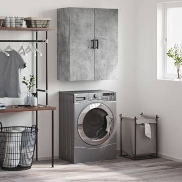 Wall Mounted Cabinet Concrete Grey | Stylish Interior Storage