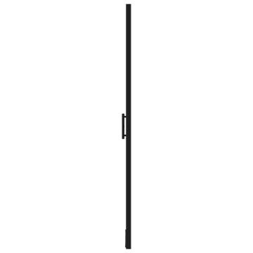 Black Tempered Glass Shower Door 91x195 cm - Industrial Style