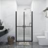 Shower Door Clear ESG (83-86)x190 cm Colour black Size 86 x 190 cm Model clear 