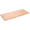 Wall Shelf Light Brown 140x60x(2-4) cm Treated Solid Wood Oak Colour light brown Size 140 x 60 x 4 cm Quantity in Package 1 Number of Pieces 