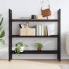 Wall Shelf Dark Brown Solid Oak - Stylish Storage Solution