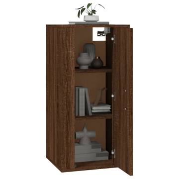 Wall Mounted TV Cabinet Brown Oak - Stylish & Practical Storage