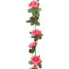 Artificial Flower Garlands - 6 Pcs Red Pink, 240 cm | HipoMarket