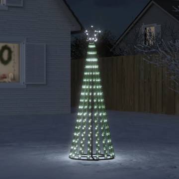 Christmas Tree Light Cone 275 LEDs Cold White 180 cm