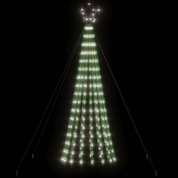 Christmas Tree Light Cone 275 LEDs Cold White 180 cm