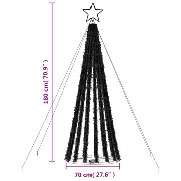 Christmas Tree Light Cone 275 LEDs Cold White 180 cm