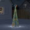 Colorful 275 LEDs Christmas Tree Light Cone - 180 cm