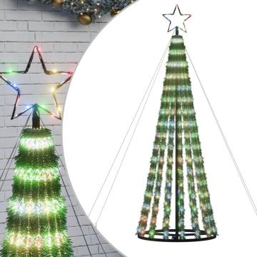 Colorful 275 LEDs Christmas Tree Light Cone - 180 cm